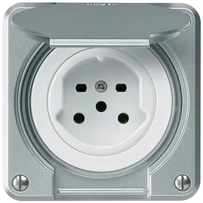 Presa INC HA robusto tipo 15 con morsetti a innesto con coperchio alluminio 