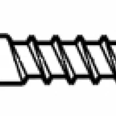 Vite per legno testa svasata 5×80mm zincata 