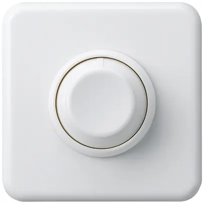 Set frontale basico per variatore bianco 86×86mm 