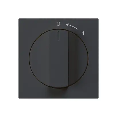 Kit frontale per contatto rotativo nero 60×60mm kallysto 0<-1 