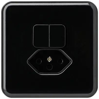 Combinazione INC basico 2×A-R/1L+tipo 13 nero per BOMI 