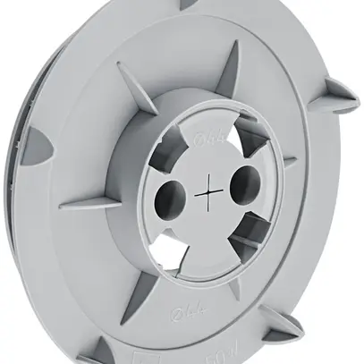 Couvercle p.boîtier d'encastrem.HSB Lumina p.LED et détecteur Ø44mm s.halogène 