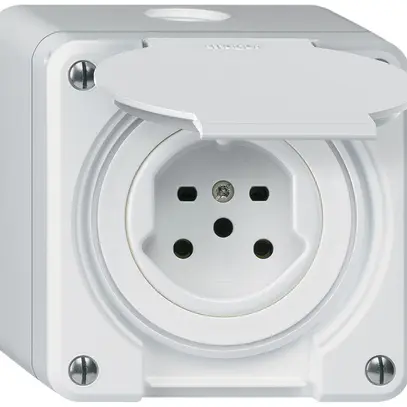 Presa AP robusto tipo 15 bianco 