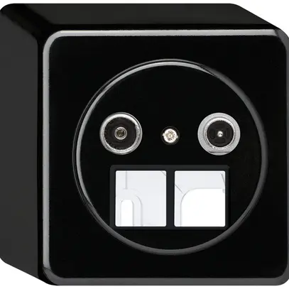 Prise multimédia AP basico TV-R 23dB 2GHz noir 