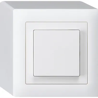 Interruttore pulsante AP kallysto 6/1L bianco 