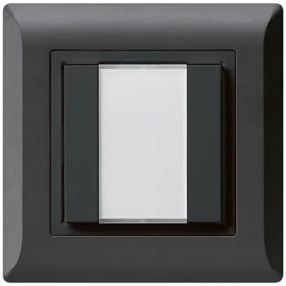 Pulsante universale INC 2×kallysto.line senza LED nero 