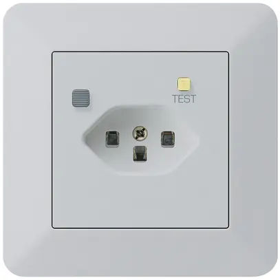 Presa INC KTR T23 FI 30mA grigio chiaro 