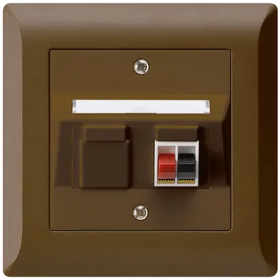 Presa INC audio kallysto.line 1×marrone morsetto per 1 altoparlante 