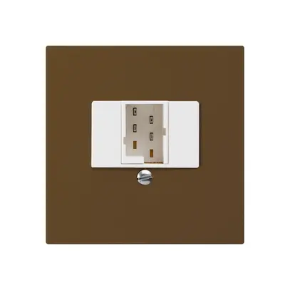 Insert pour prise de raccordement kallysto 1×TT83 brun 