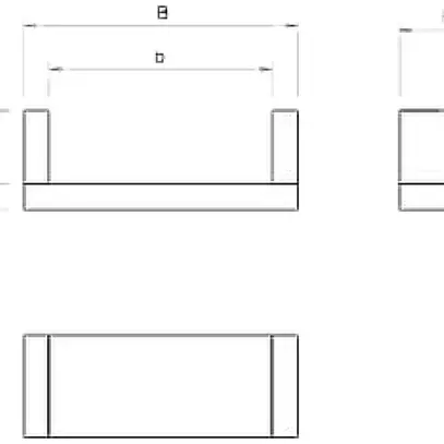 Décharge de traction Bettermann pour câblage vertical 340×160×140mm 