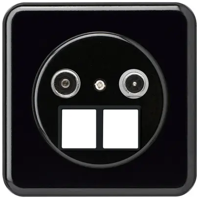 UP-Multimediadose basico TV-R Bauart C 14dB 2GHz schwarz 