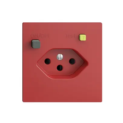 Prise ENC EDIZIOdue T13 FI 30mA F, berry 