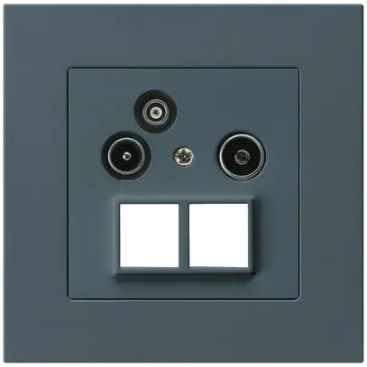 UP-Antennendose R/TV-Daten kallysto.pro HMS 2GHz 19db anthrazit 