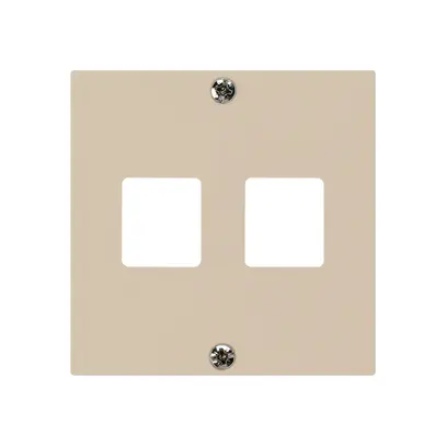 Placca frontale HMS kallysto per 2 moduli beige 
