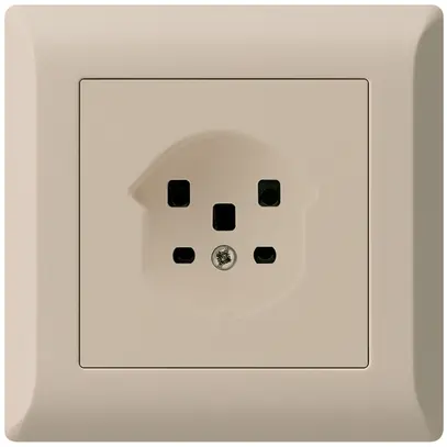 Prise ENC kallysto.line T25 beige bornes à vis 