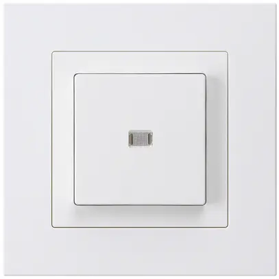 Pulsante luminoso INC kallysto.pro A-R/1P bianco 