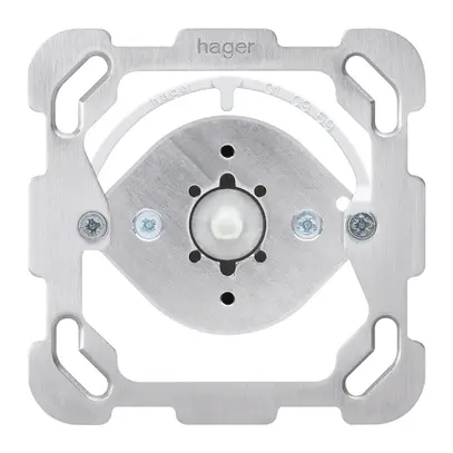 Intérieur contact pivotant Hager fermeur 1L avec plaque de fixation 