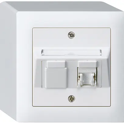 Presa AP kallysto cat.5e 1RJ45/u bianco 