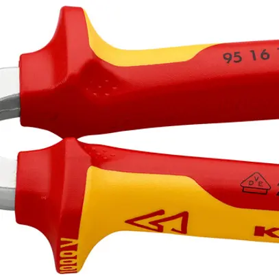 Cisaille pour câbles KNIPEX pour Ø15mm max VDE 165mm 