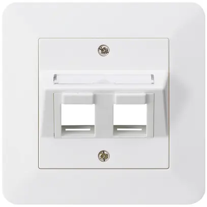 Kit de montage ENC kallysto.trend 2×Keystone blanc 