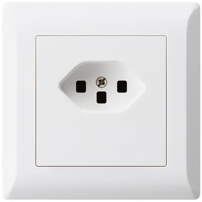 Prise ENC kallysto.line T23 blanc bornes à vis 