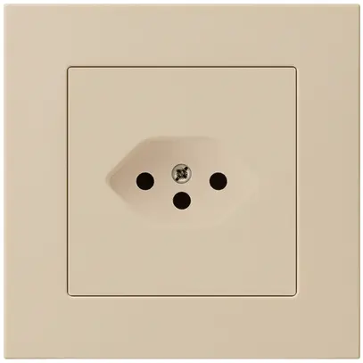 Prise ENC kallysto.pro T13 beige avec sécurité enfants 