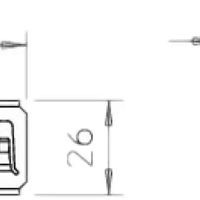 Pezzo di fissaggio Bettermann per canale a griglia A2 