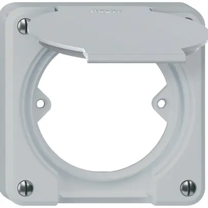 Partie supérieure robusto avec clapet gris 2-points avec disque de réduc. 