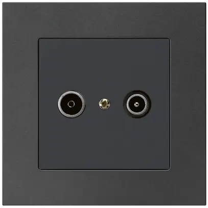 Presa di passaggio INC kallysto.pro R/TV 14dB nero 