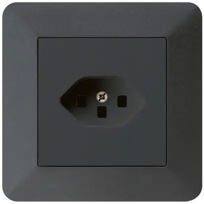 Prise ENC kallysto.trend T23 noir avec bornes enfichables 