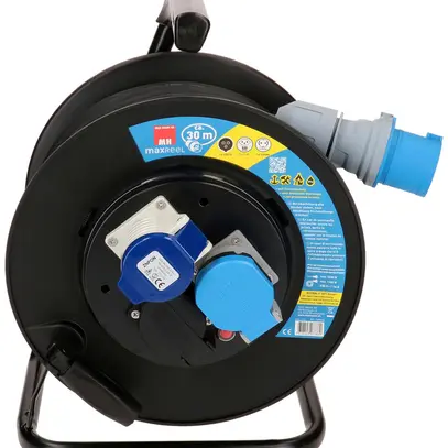 Avvolgicavo MH maxCAMP 1×T23 1×Schuko 1×CEE16  5×1.5mm² 30m 