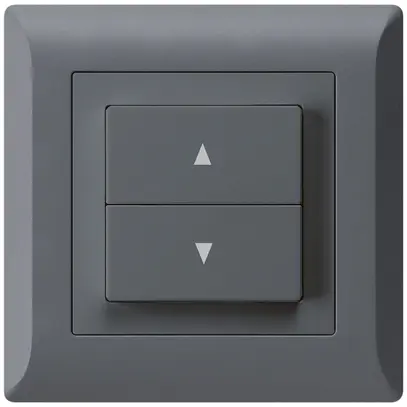 Pulsante per tapparelle INC kallysto.line con 2 tasti di comando antracite 