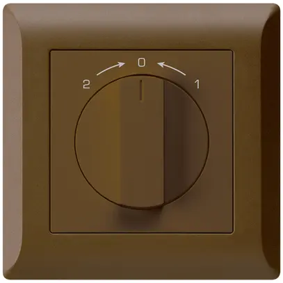 Contatto rotativo INC 1>0<2 kallysto.line marrone con manopola 