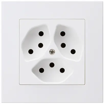 Prise ENC kallysto.pro 3×T13 blanc 