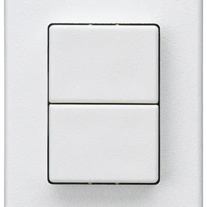 EB-Doppel-Druckschalter Hager FLF 10A/250V 1/1L weiss 
