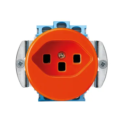 Insert pour prise basico type 23 orange bornes à vis 