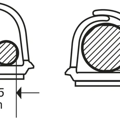 Canal mini MAX HAURI cablefix 10×10mm 3×1m autocollant brun 
