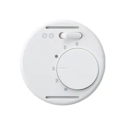 Insert pour thermostat d'ambiance ENC basico blanc pour plancher chauffant 