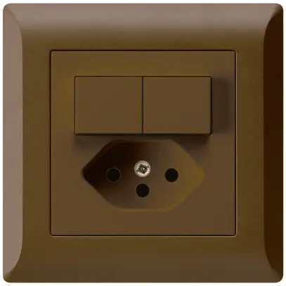 Combinazione INC 2×A-R/1P+T13 kallysto.line marrone 