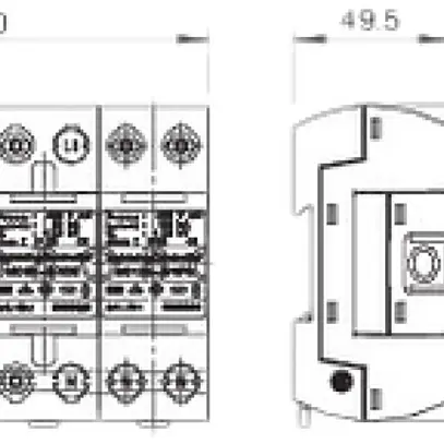 Scaricatore di sovratensione Bettermann MC 50-B 3+1 255V 