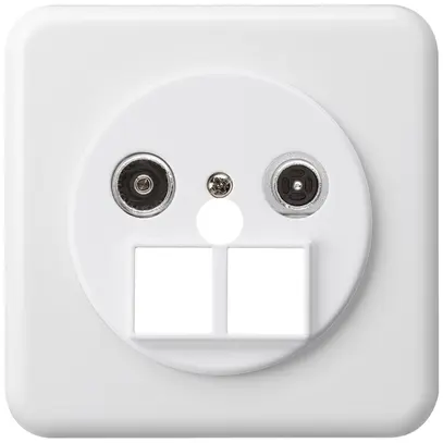 Prise multimédia ENC basico TV-R montage C 23dB 2GHz blanc 