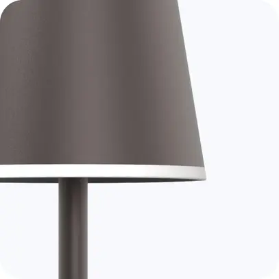 Akku-Tischleuchte X2 by xoxo, 3W, 3000K, anthrazit 