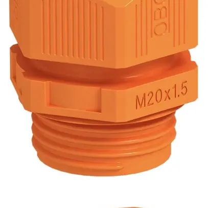 Presse-étoupe Bettermann M32 orange pour FireBox-T 