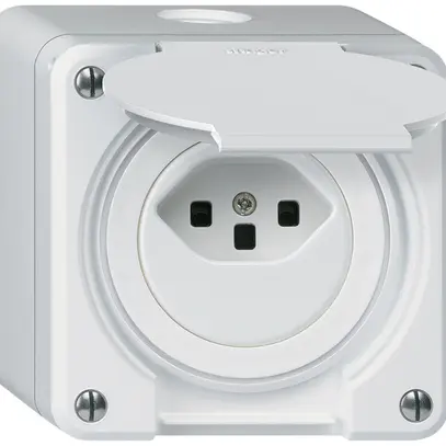 Presa AP robusto tipo 23 bianco 