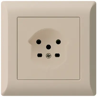 UP-Steckdose kallysto.line T15 beige Schraubklemmen 