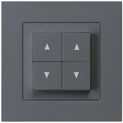 Interrupteur pour stores ENC kallysto.pro anthracite avec 4 touches 