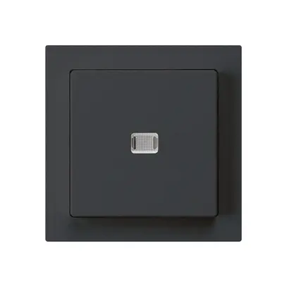 Pulsante luminoso INC kallysto A-R/2P nero 