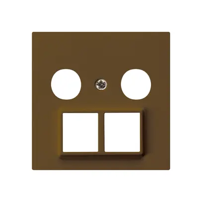 Plaque frontale HMS kallysto pour R/TV brun 