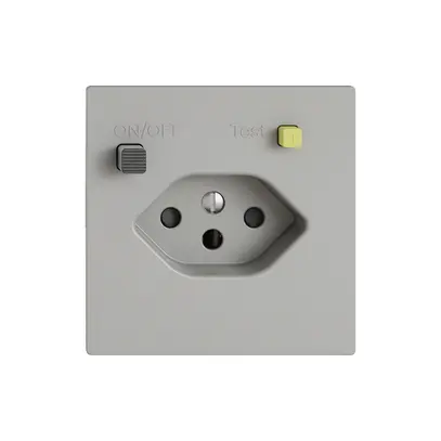 Prise FI EDIZIO.liv  1×T13 avec shutter grc 