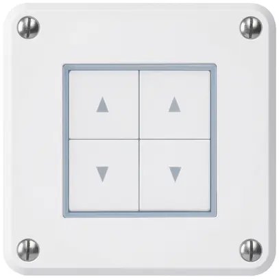 Contact pour stores ENC robusto IP55 blanc avec 4 touches de fonction 